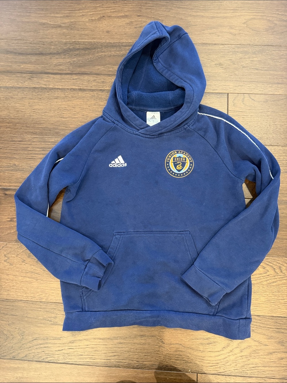 Philadelphia Union Kids Blue Hoodie Size Medium - C12-B